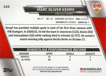 2021-22 Topps Bundesliga - Speckle Foil #166 Marc Oliver Kempf Back