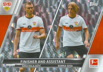 2021-22 Topps Bundesliga - Speckle Foil #191 Sasa Kalajdzic / Borna Sosa Front