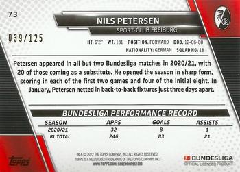 2021-22 Topps Bundesliga - Fuchsia Foilboard #73 Nils Petersen Back