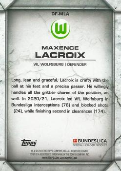 2021-22 Topps Bundesliga - Defense Fortresses #DF-MLA Maxence Lacroix Back