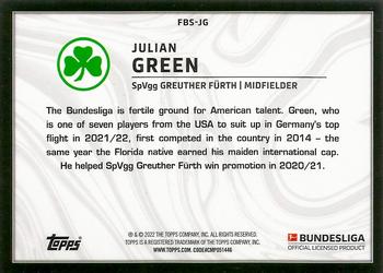 2021-22 Topps Bundesliga - Foreign Bundesliga Sensations #FBS-JG Julian Green Back