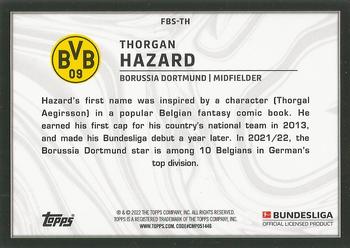 2021-22 Topps Bundesliga - Foreign Bundesliga Sensations #FBS-TH Thorgan Hazard Back