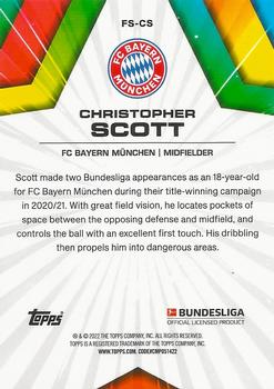 2021-22 Topps Bundesliga - Future Stars #FS-CS Christopher Scott Back