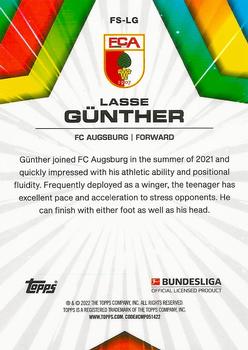 2021-22 Topps Bundesliga - Future Stars #FS-LG Lasse Günther Back