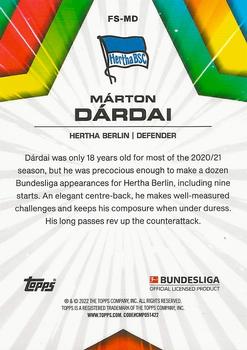 2021-22 Topps Bundesliga - Future Stars #FS-MD Márton Dárdai Back