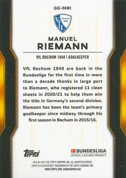 2021-22 Topps Bundesliga - Golden Generation #GG-MRI Manuel Riemann Back