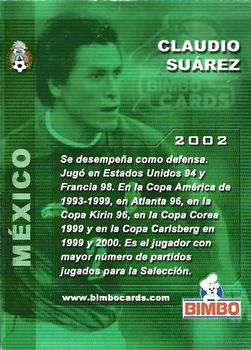 2002 Bimbo World Cup #NNO Claudio Suarez Back