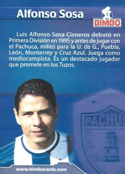 2001 Bimbo Primera Division de Mexico Edicion Especial #NNO Alfonso Sosa Back