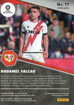 2021-22 Panini Mosaic La Liga - Breakaway Mosaic #17 Radamel Falcao Garcia Back