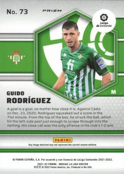 2021-22 Panini Mosaic La Liga - Silver #73 Guido Rodriguez Back
