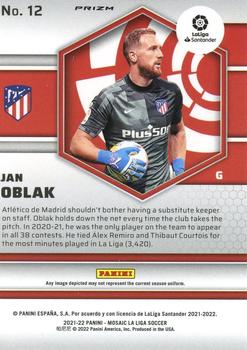 2021-22 Panini Mosaic La Liga - Mosaic #12 Jan Oblak Back