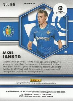 2021-22 Panini Mosaic La Liga - Mosaic #55 Jakub Jankto Back