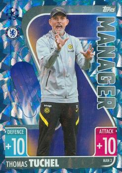 2021-22 Topps Match Attax Champions & Europa League Extra - Manager Crystal #MAN3 Thomas Tuchel Front