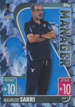 2021-22 Topps Match Attax Champions & Europa League Extra - Manager Crystal #MAN16 Maurizio Sarri Front
