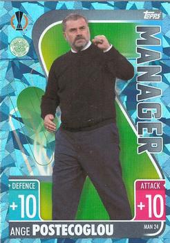 2021-22 Topps Match Attax Champions & Europa League Extra - Manager Crystal #MAN24 Ange Postecoglou Front
