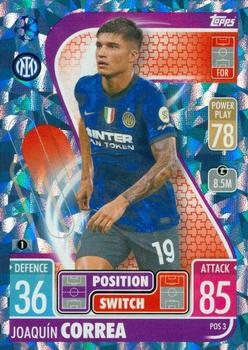 2021-22 Topps Match Attax Champions & Europa League Extra - Position Switch Crystal #POS3 Joaquín Correa Front