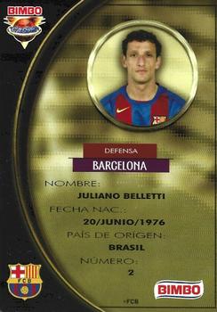 2005 Bimbo UEFA Champions League #NNO Juliano Belletti Back