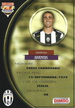 2005 Bimbo UEFA Champions League #NNO Fabio Cannavaro Back