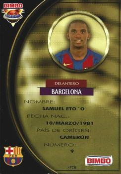 2005 Bimbo UEFA Champions League #NNO Samuel Eto'o Back