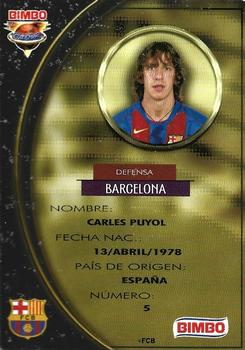 2005 Bimbo UEFA Champions League #NNO Carles Puyol Back
