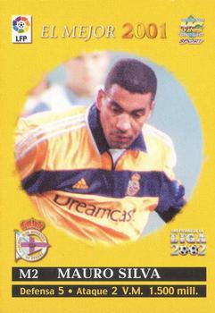 2001-02 Mundicromo Las fichas de la Liga 2002 #M2 Mauro Silva Back