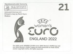 2022 Panini UEFA Women's Euro England 2022 Stickers #21 Team Photo Back