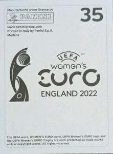 2022 Panini UEFA Women's Euro England 2022 Stickers #35 Leah Williamson Back