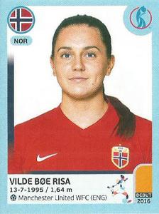 2022 Panini UEFA Women's Euro England 2022 Stickers #86 Vilde Bøe Risa Front