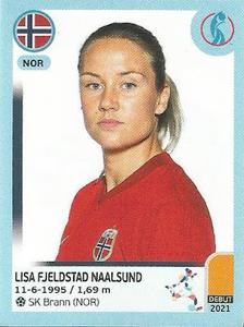 2022 Panini UEFA Women's Euro England 2022 Stickers #89 Lisa Fjeldstad Naalsund Front