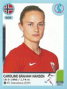 2022 Panini UEFA Women's Euro England 2022 Stickers #92 Caroline Graham Hansen Front