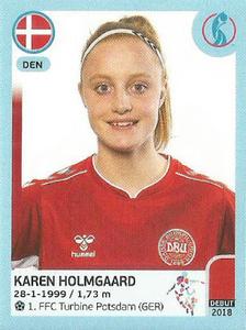 2022 Panini UEFA Women's Euro England 2022 Stickers #143 Karen Holmgaard Front