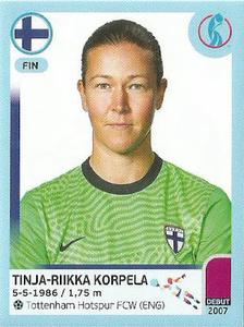 2022 Panini UEFA Women's Euro England 2022 Stickers #179 Tinja-Riikka Korpela Front