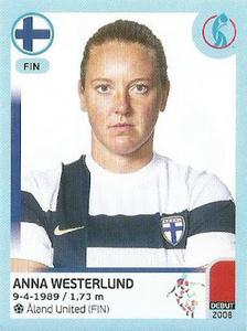 2022 Panini UEFA Women's Euro England 2022 Stickers #185 Anna Westerlund Front