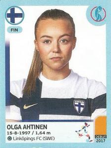 2022 Panini UEFA Women's Euro England 2022 Stickers #188 Olga Ahtinen Front