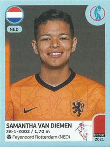 2022 Panini UEFA Women's Euro England 2022 Stickers #208 Samantha van Diemen Front