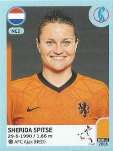 2022 Panini UEFA Women's Euro England 2022 Stickers #211 Sherida Spitse Front