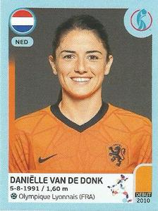 2022 Panini UEFA Women's Euro England 2022 Stickers #214 Daniëlle van de Donk Front