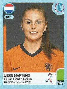 2022 Panini UEFA Women's Euro England 2022 Stickers #219 Lieke Martens Front