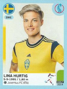 2022 Panini UEFA Women's Euro England 2022 Stickers #238 Lina Hurtig Front