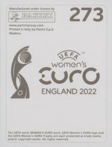 2022 Panini UEFA Women's Euro England 2022 Stickers #273 Alisha Lehmann Back