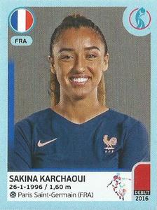 2022 Panini UEFA Women's Euro England 2022 Stickers #289 Sakina Karchaoui Front