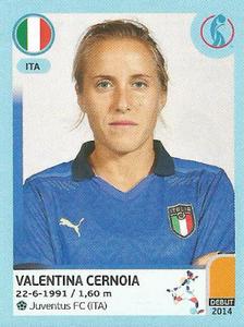 2022 Panini UEFA Women's Euro England 2022 Stickers #315 Valentina Cernoia Front
