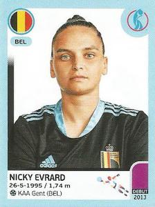 2022 Panini UEFA Women's Euro England 2022 Stickers #326 Nicky Evrard Front
