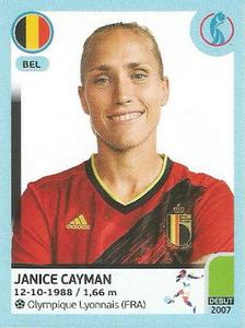2022 Panini UEFA Women's Euro England 2022 Stickers #344 Janice Cayman Front