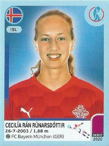 2022 Panini UEFA Women's Euro England 2022 Stickers #348 Cecilía Rán Rúnarsdóttir Front