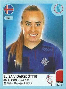2022 Panini UEFA Women's Euro England 2022 Stickers #349 Elísa Vidarsdóttir Front