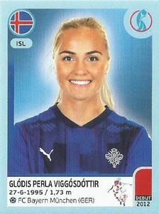 2022 Panini UEFA Women's Euro England 2022 Stickers #350 Glódís Perla Viggósdóttir Front