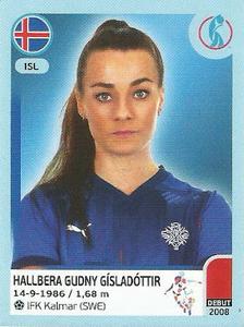 2022 Panini UEFA Women's Euro England 2022 Stickers #352 Hallbera Gudný Gísladóttir Front