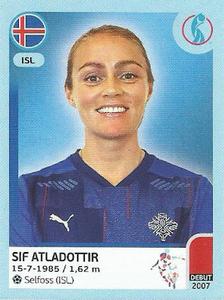 2022 Panini UEFA Women's Euro England 2022 Stickers #353 Sif Atladóttir Front