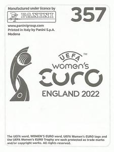 2022 Panini UEFA Women's Euro England 2022 Stickers #357 Karólína Lea Vilhjálmsdóttir Back